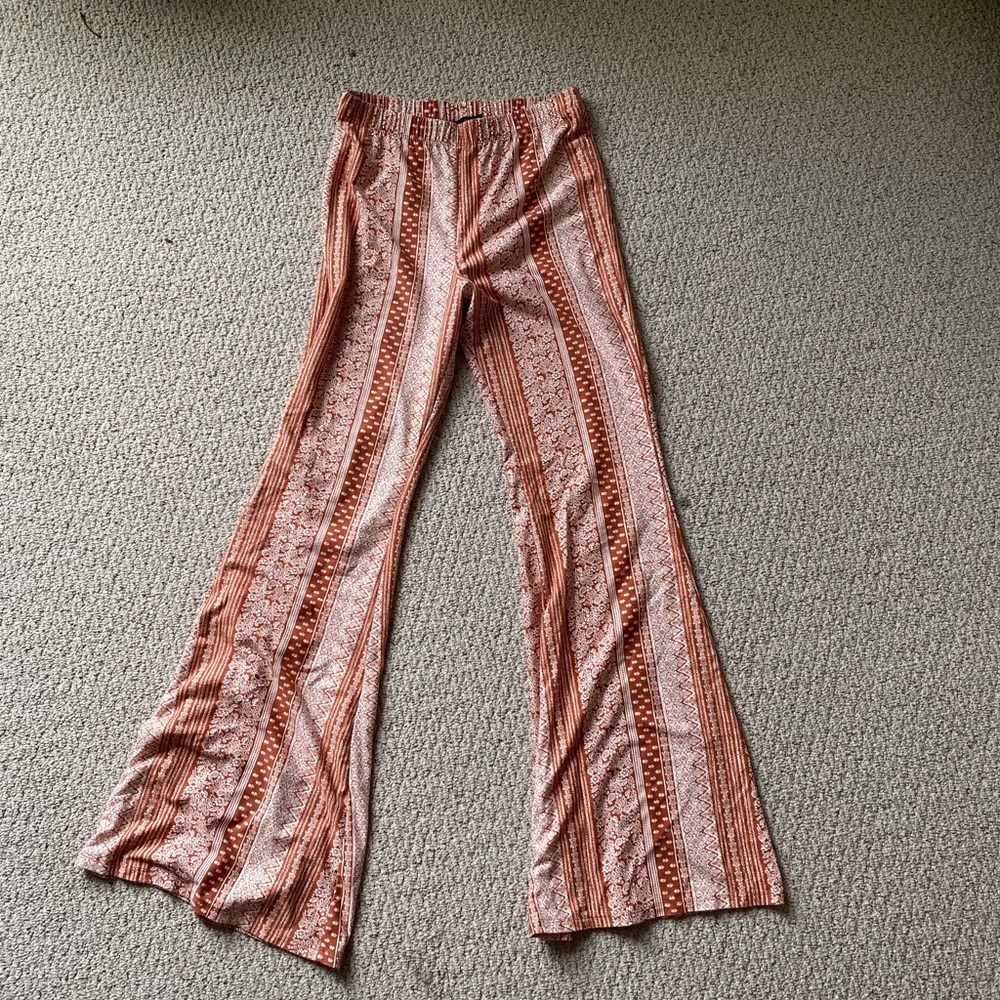 forever 21 orange party pants